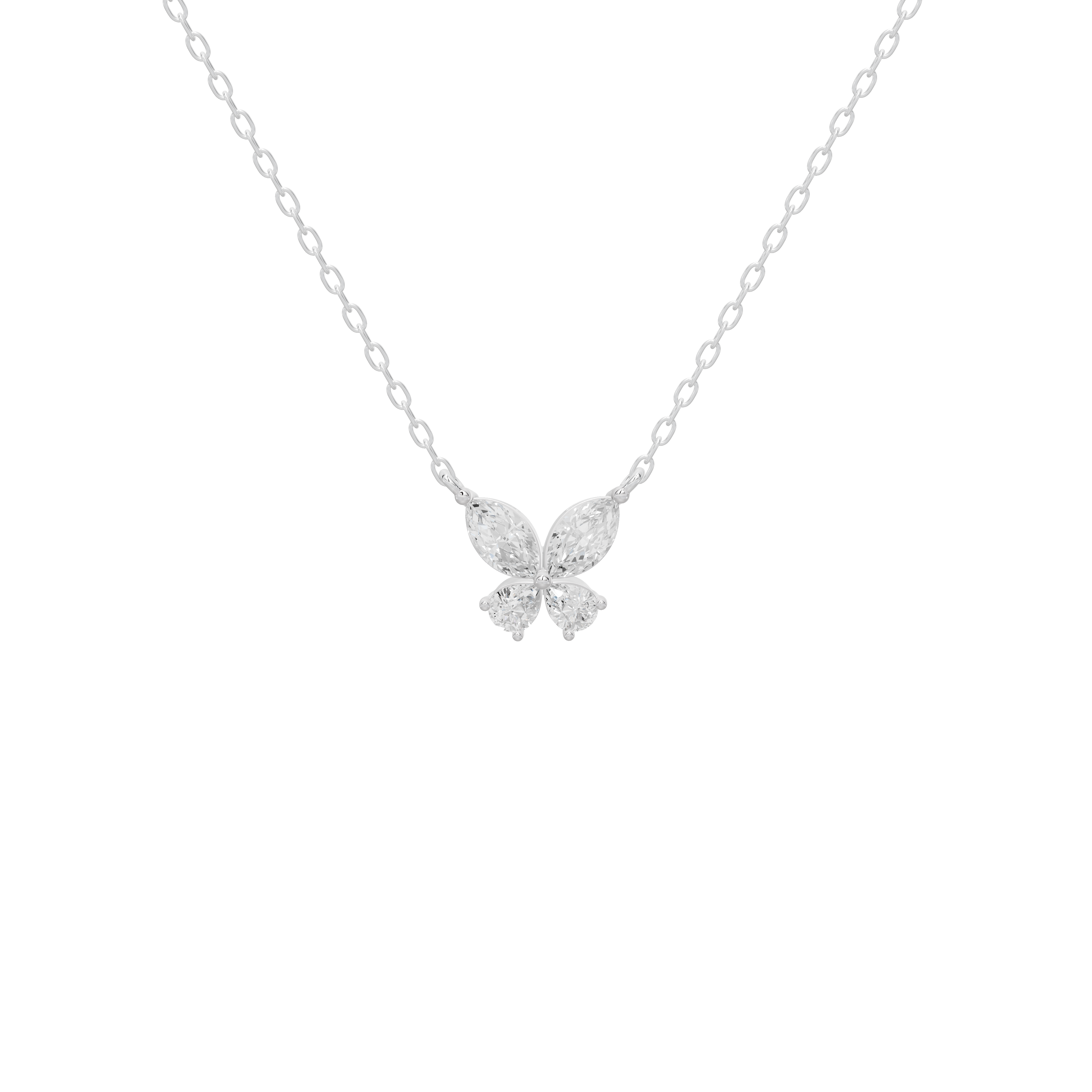 Elora Clean-Lined Lab Diamond Pendant