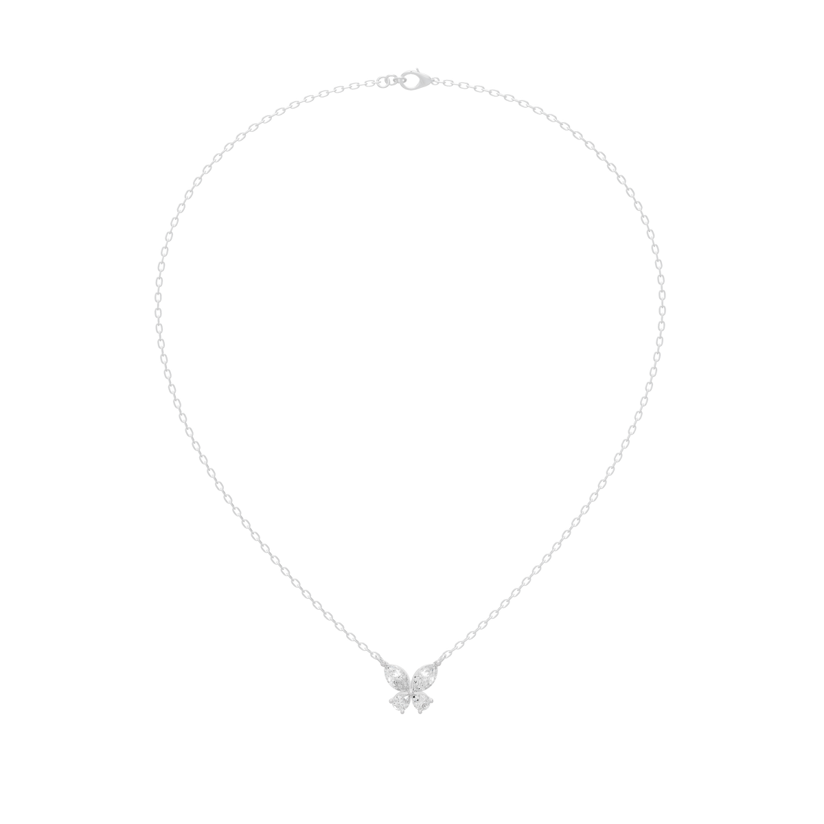 Elora Clean-Lined Lab Diamond Pendant