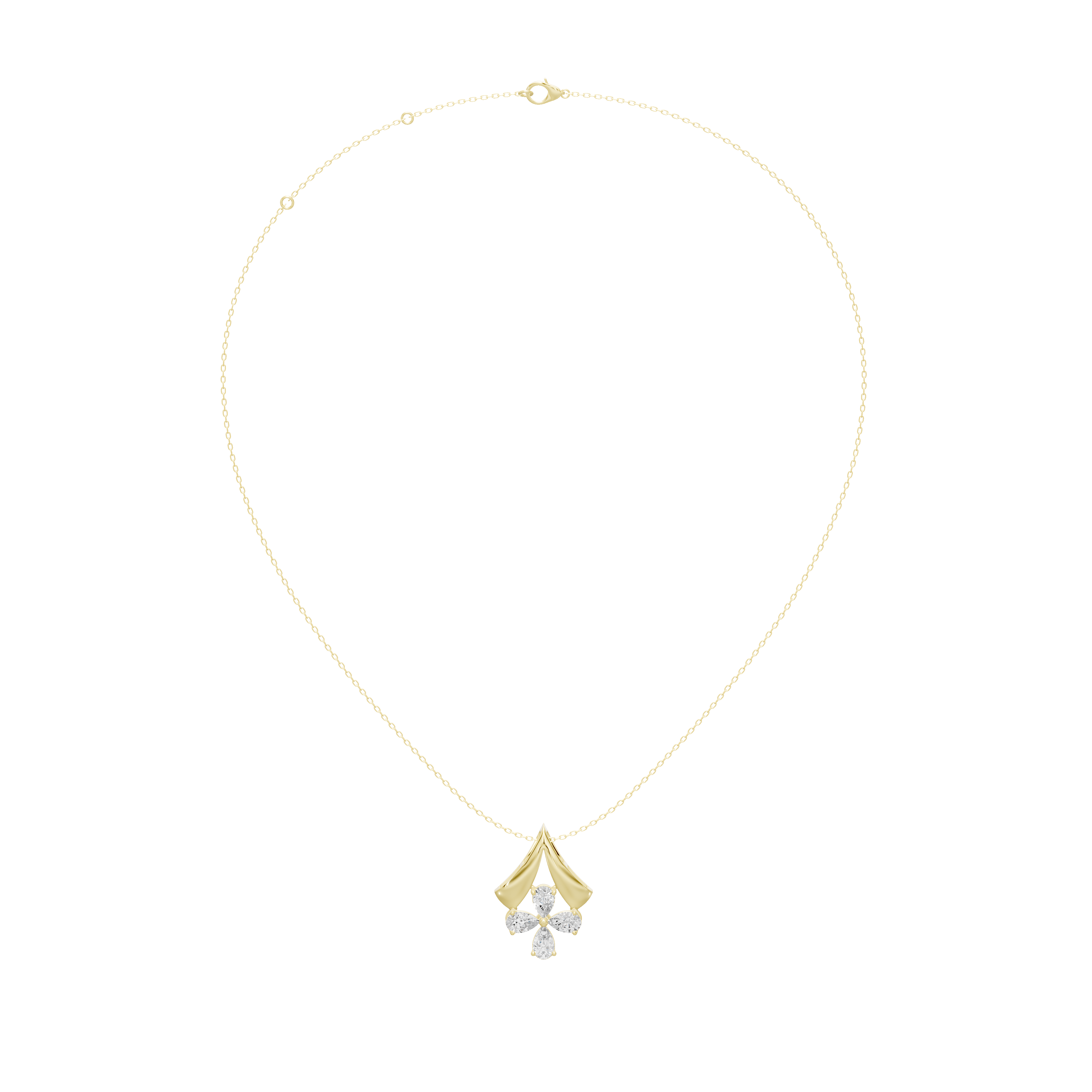 Aria Delicate Lab Diamond Pendant