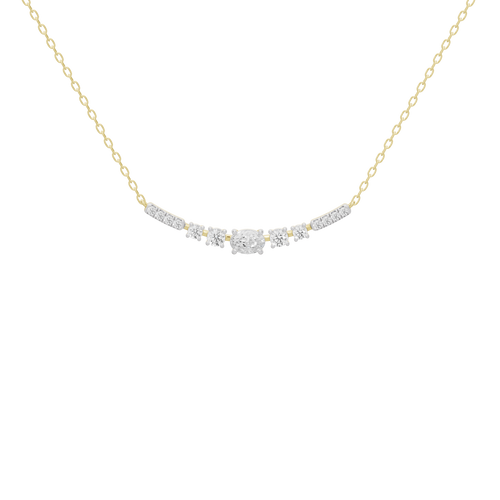 Nell Sleek Lab Diamond Pendant