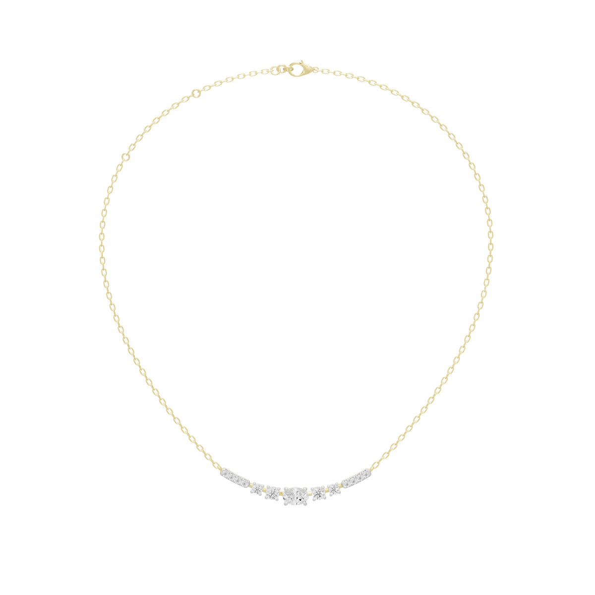 Nell Sleek Lab Diamond Pendant
