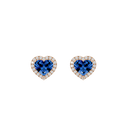 Sparkly Heart 1.815 Carat Lab Grown Diamond Earrings