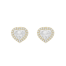 Sparkly Heart 1.815 Carat Lab Grown Diamond Earrings