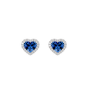 Sparkly Heart 1.815 Carat Lab Grown Diamond Earrings