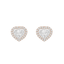 Sparkly Heart 1.815 Carat Lab Grown Diamond Earrings