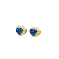 Sparkly Heart 1.815 Carat Lab Grown Diamond Earrings