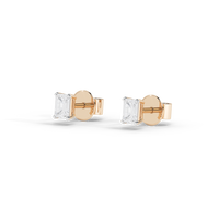 Studded Up Solitaire 0.52 Carat Lab Grown Diamond Stud Earrings
