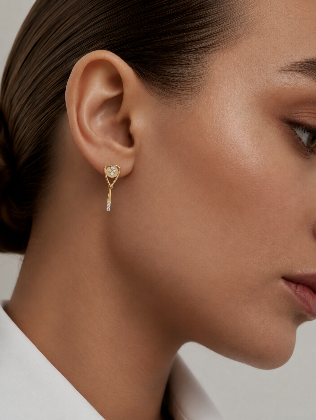 Elio Sleek Lab Diamond Earrings