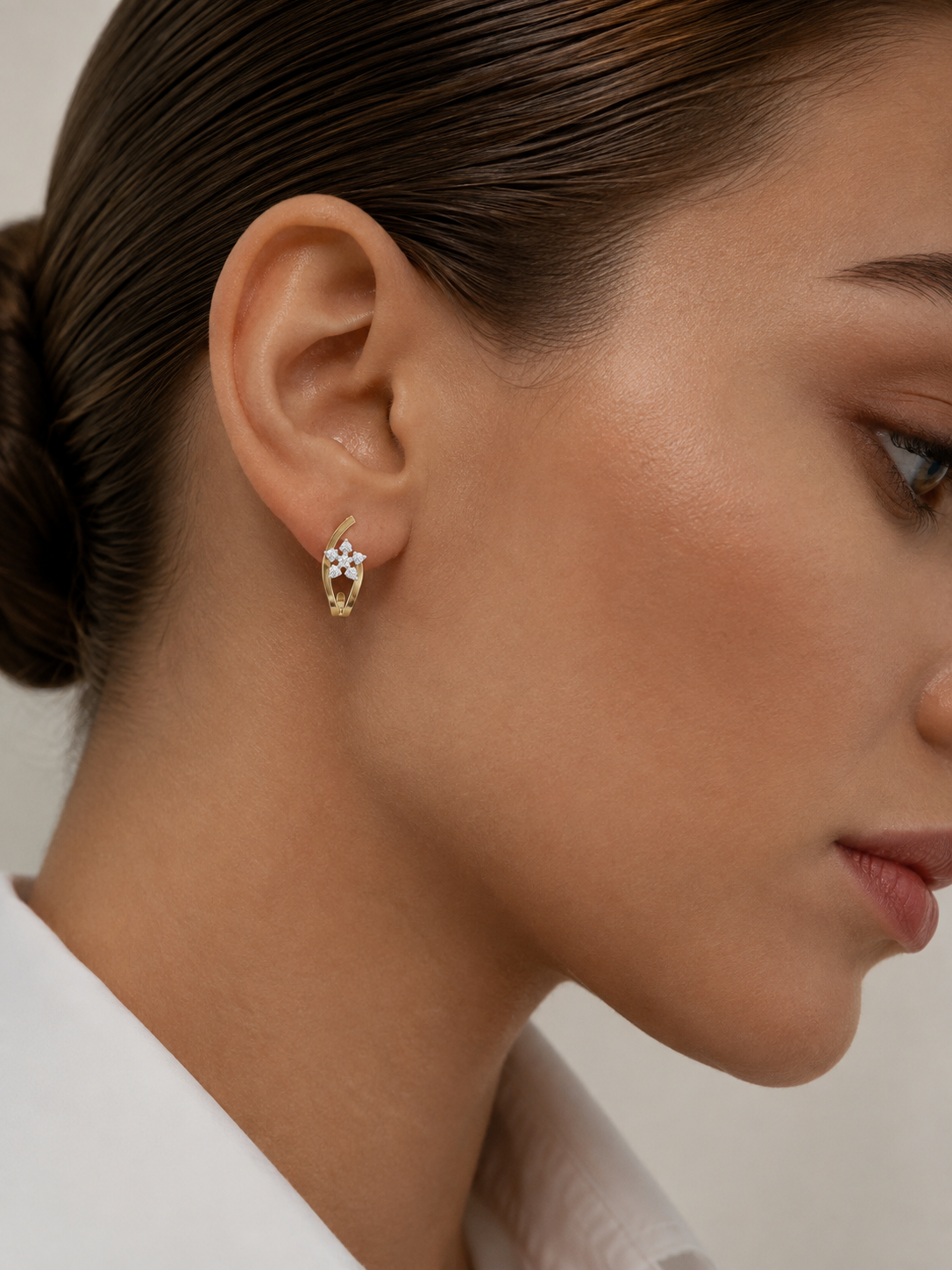 Nova Sleek Lab Diamond Earrings