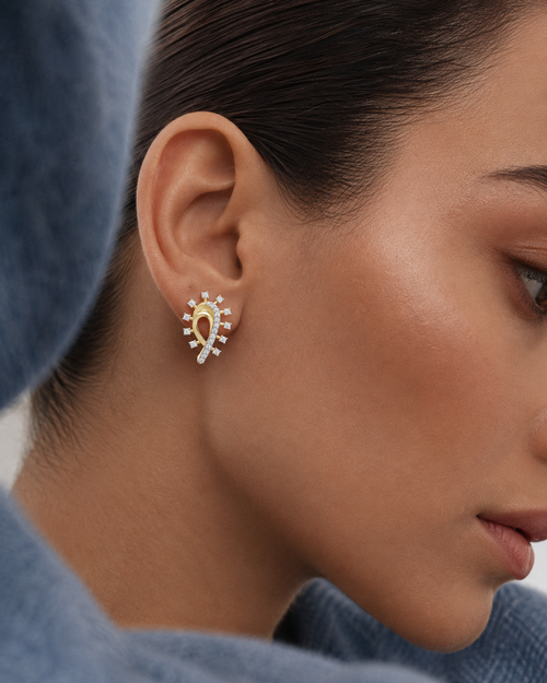 Drizzle Lab Diamond Earrings