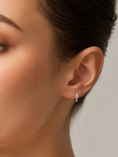 Amara Hoop Lab Diamond Earrings
