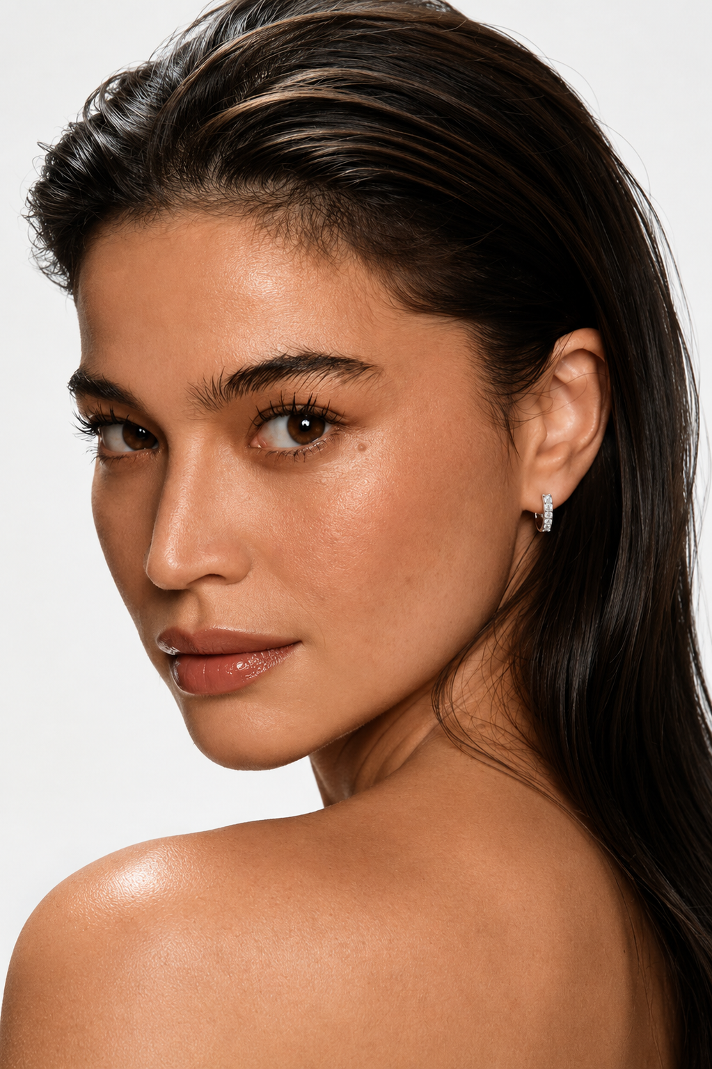 Siena Hoop Lab Diamond Earrings