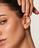 Elin Pear Stud Lab Diamond Earrings