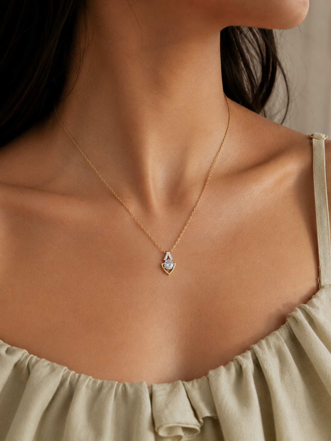 Serein Lab Diamond Pendant