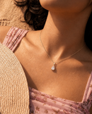 Lune Layered Lab Diamond Pendant