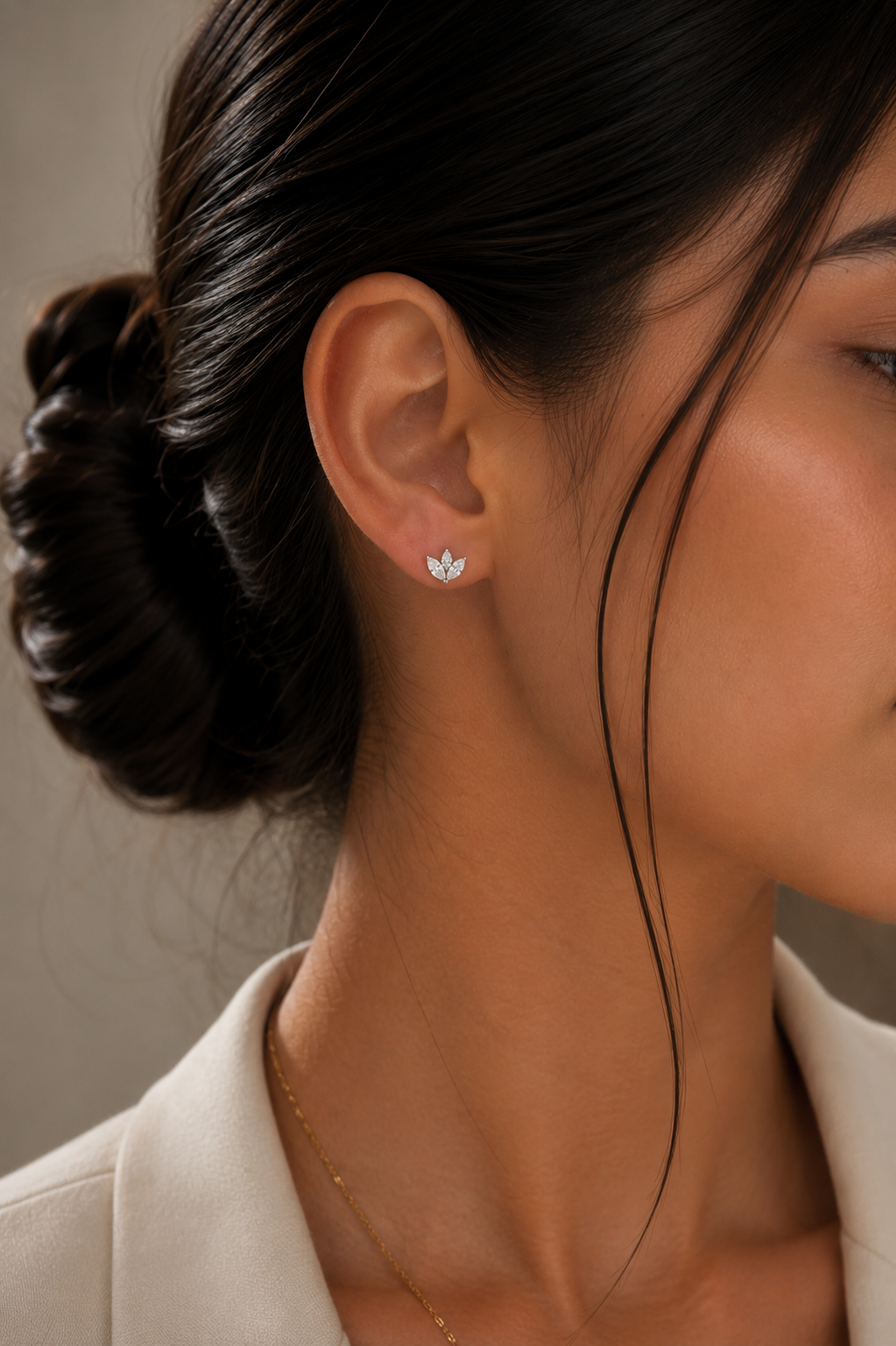 Aylae Stud Lab Diamond Earrings