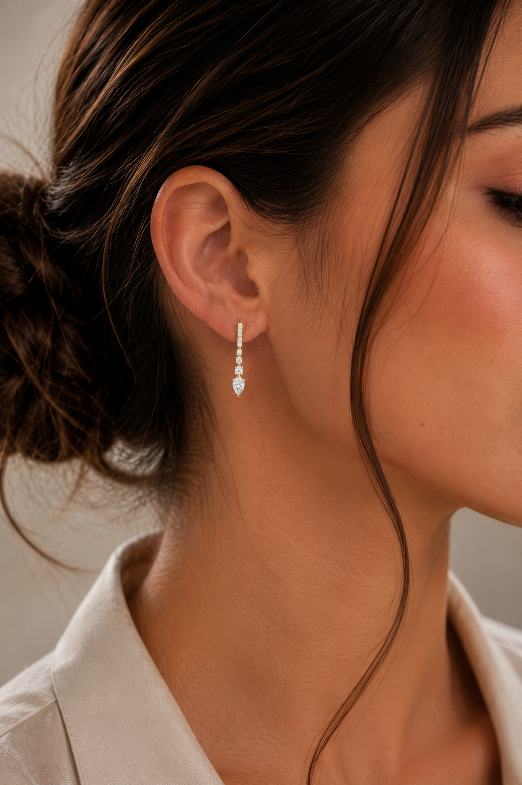 Mystery Lab Diamond Earrings