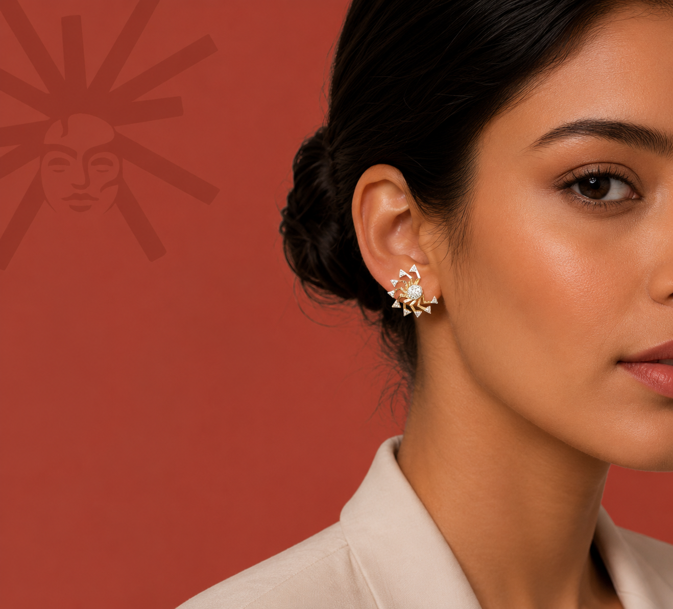 Solar Flare Earring - Lab Diamond Earrings