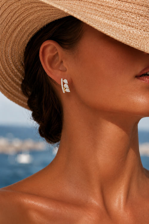 Palm Lab Diamond Earrings