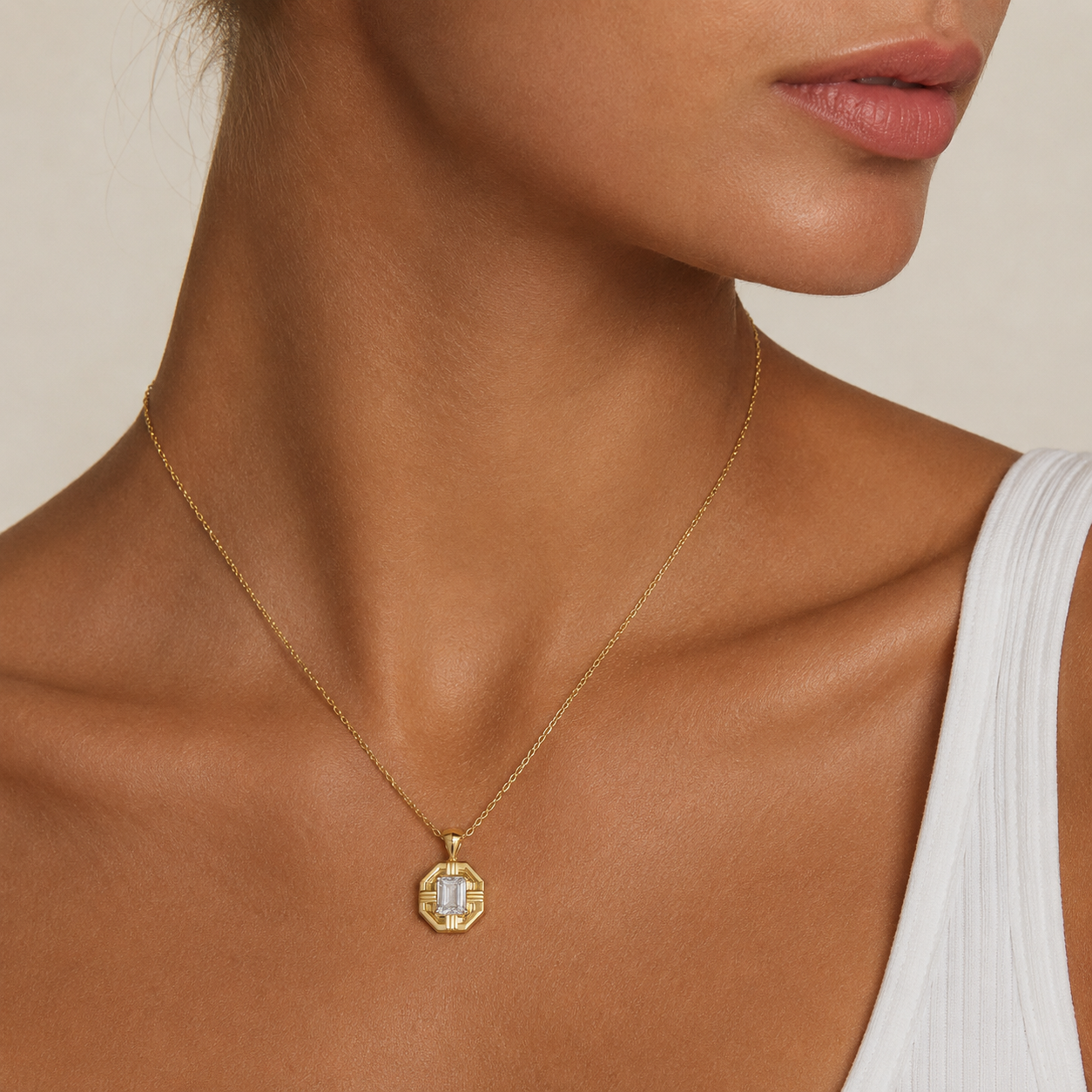 Elara Lab Diamond Pendant