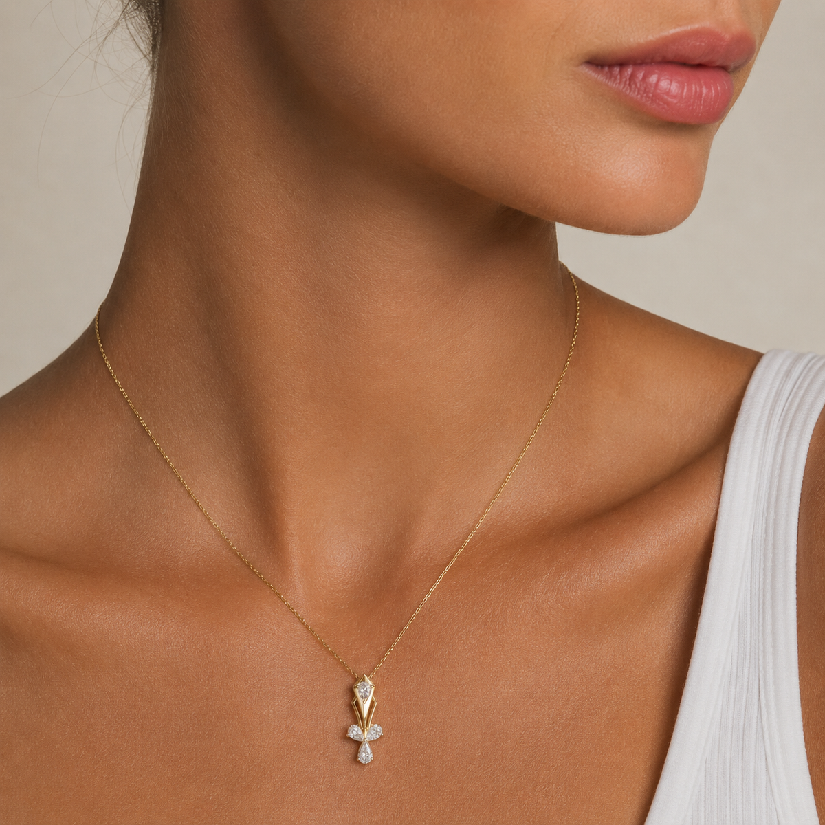 Solace Softy Lab Diamond Pendant