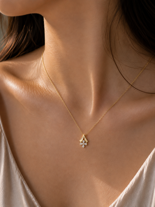 Aria Delicate Lab Diamond Pendant
