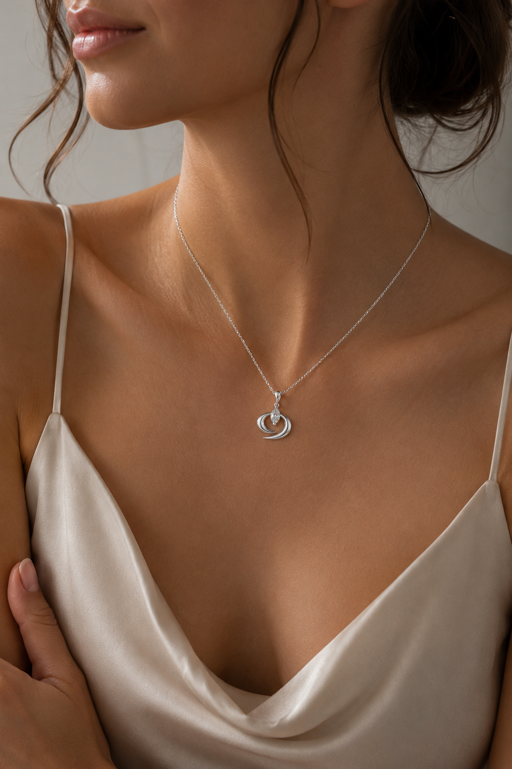 Freesia Lab Diamond Pendant
