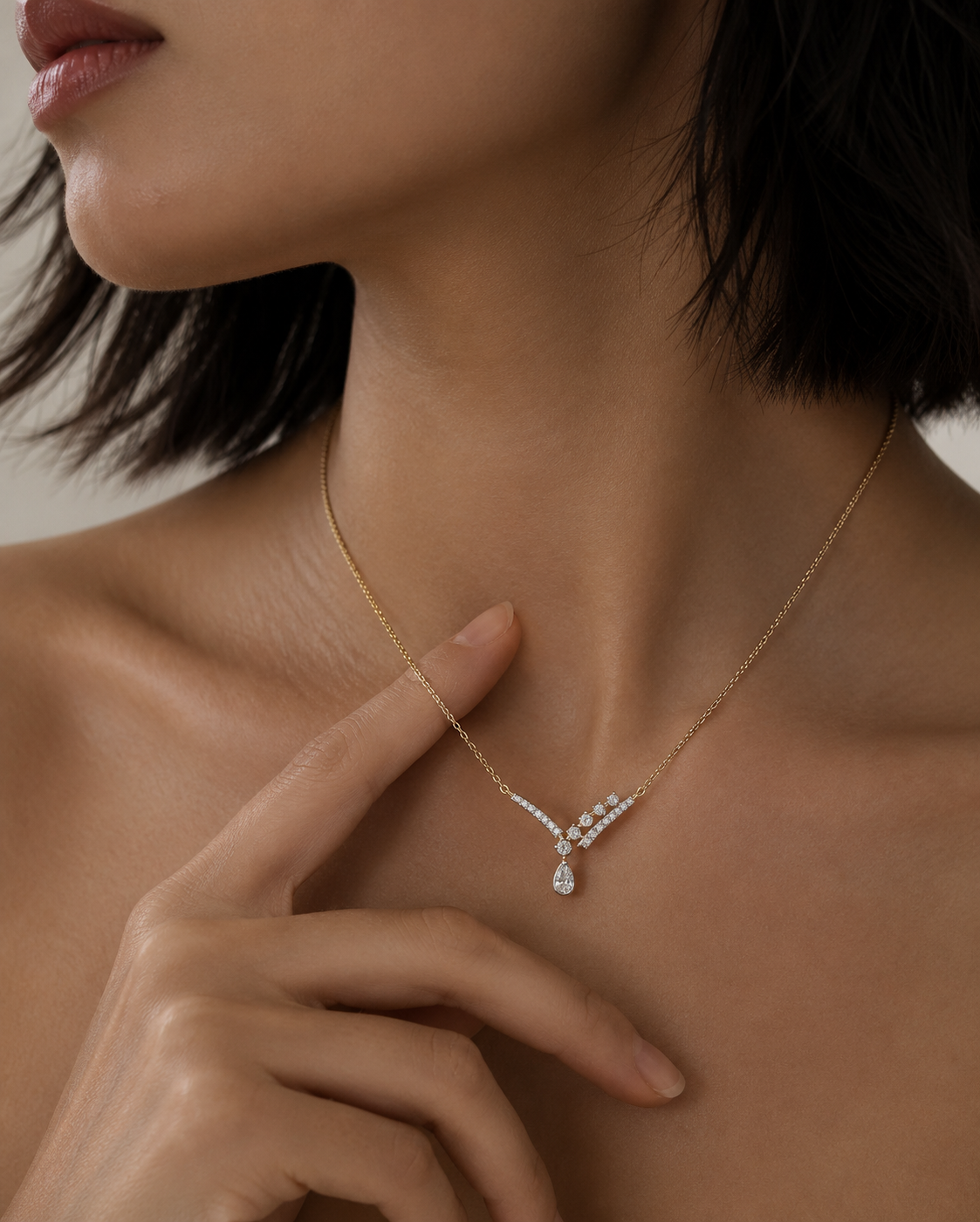 Exceptional Lab Diamond Pendant