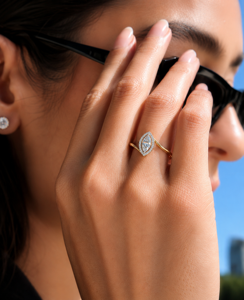 Cadence Lab Diamond Ring