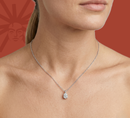 Soft Pear - Lab Diamond Pendant