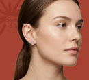 Marq My Words Helo -Lab Diamond Stud Earrings