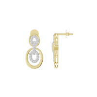 Loom - Lab Diamond Earrings
