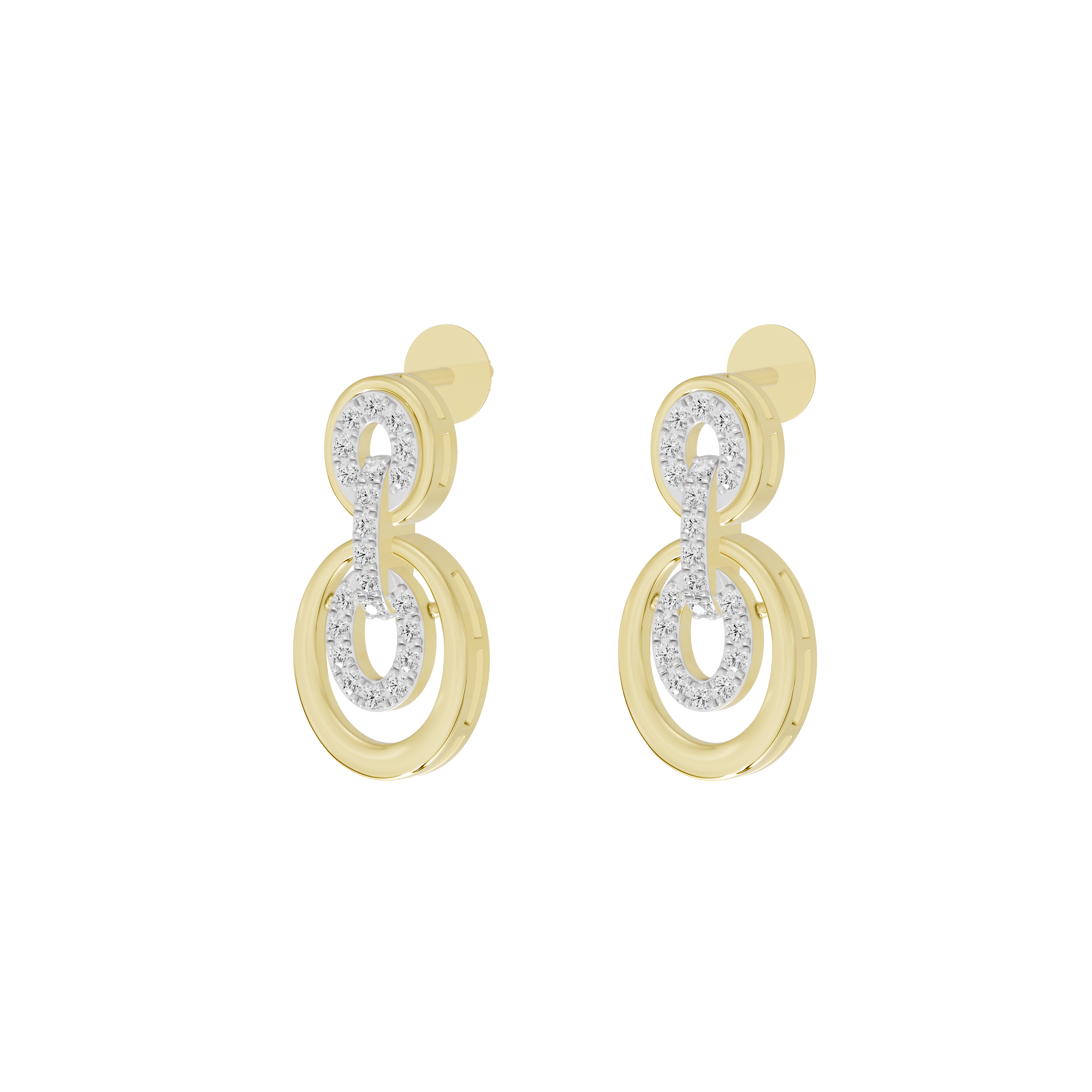 Loom - Lab Diamond Earrings