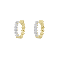 Align Vermeil -Lab Diamond Earrings
