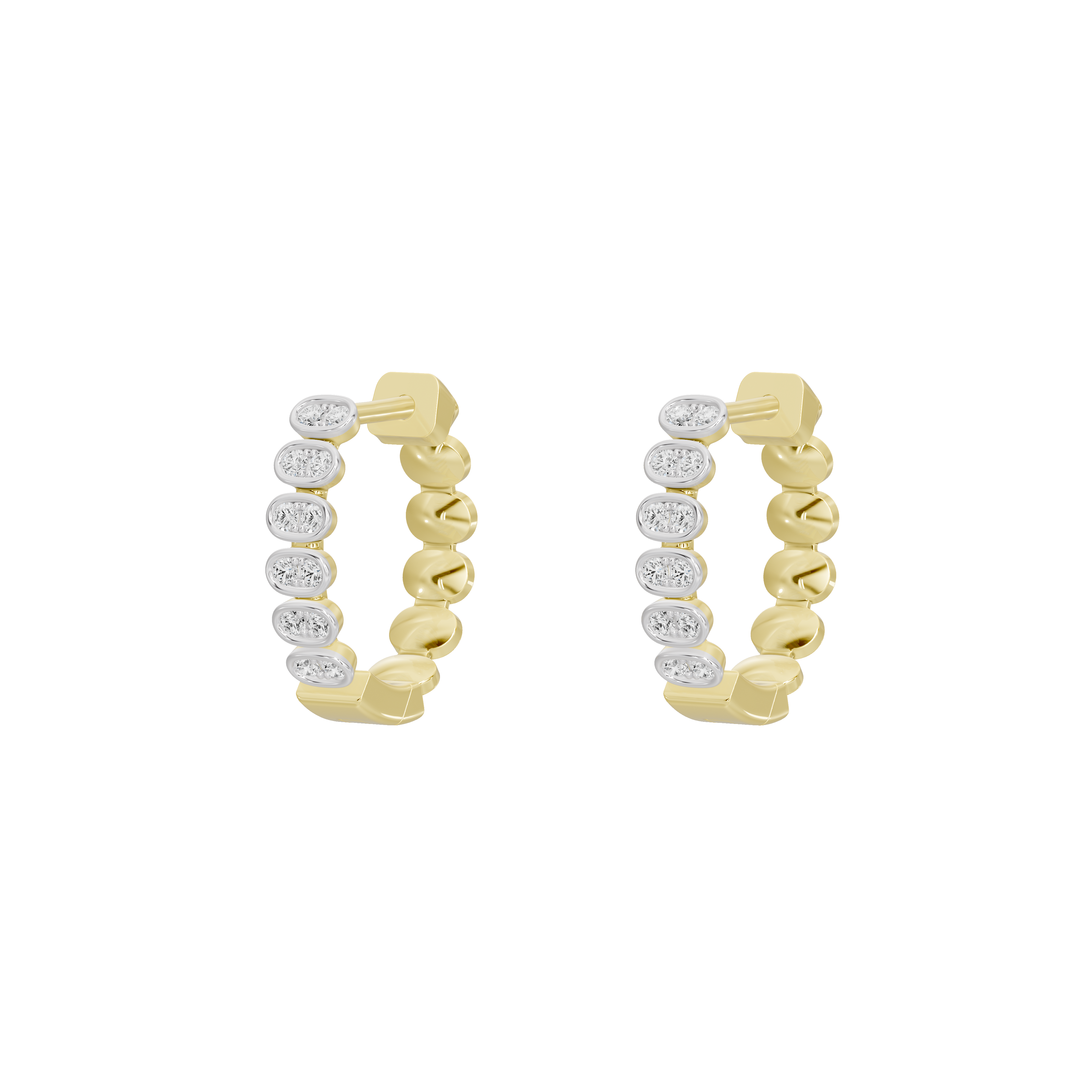 Align Vermeil -Lab Diamond Earrings