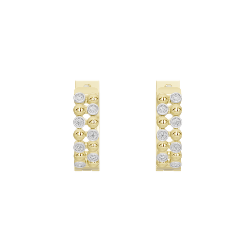 Bead - Lab Diamond Earrings