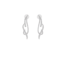 Mara Asymmetric Lab Diamond Earrings