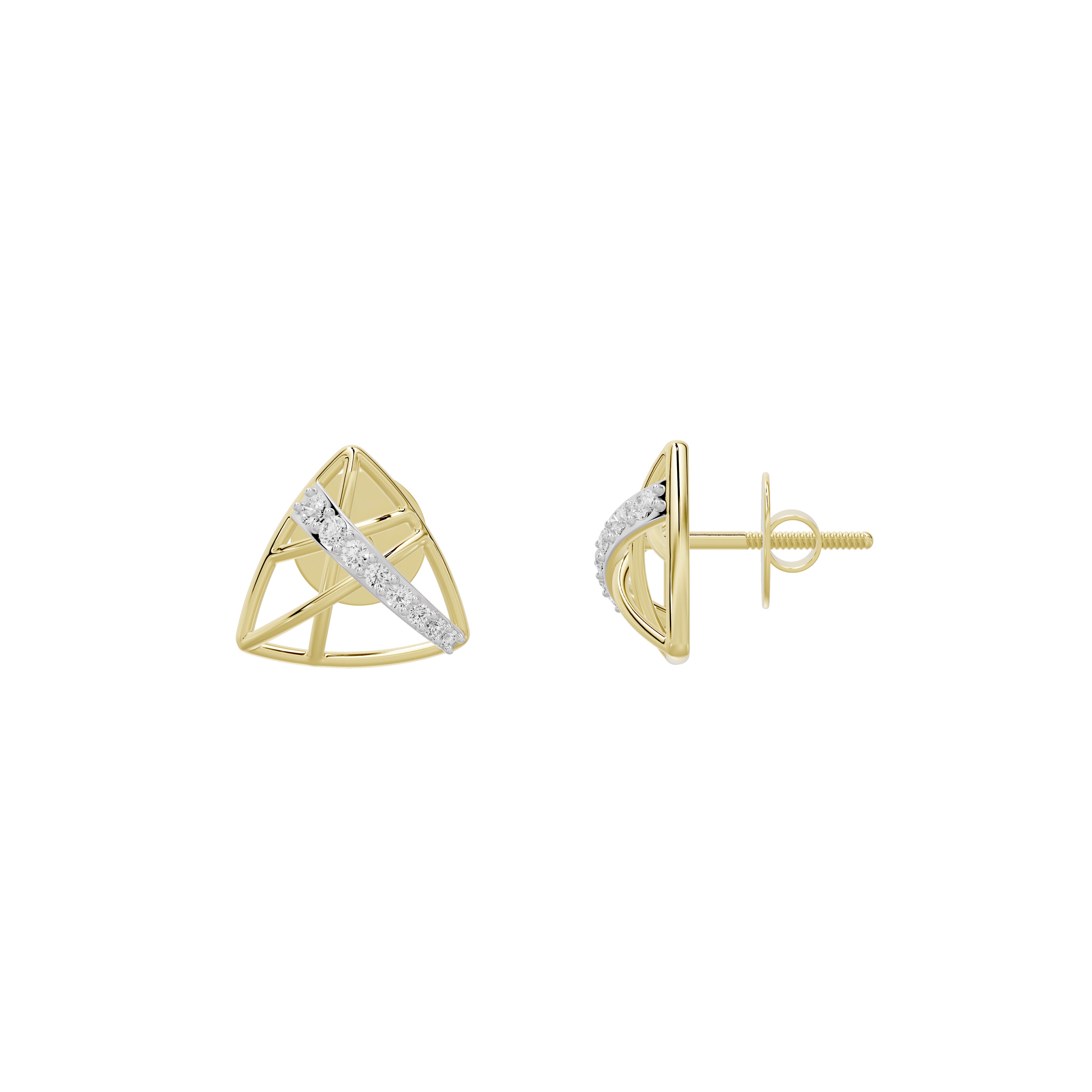 Riva Balanced Lab Diamond Earrings