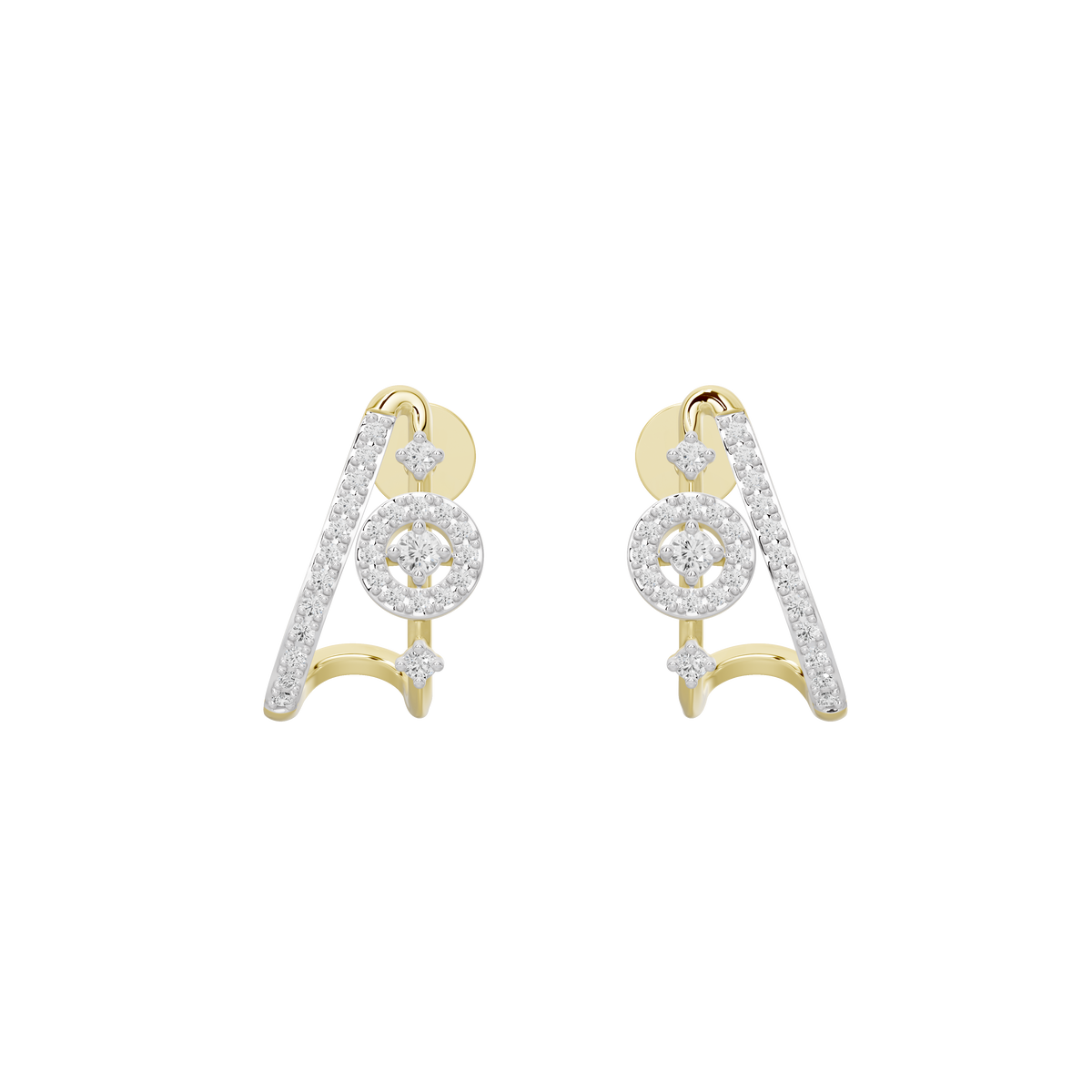 Liora Fluid Lab Diamond Earrings