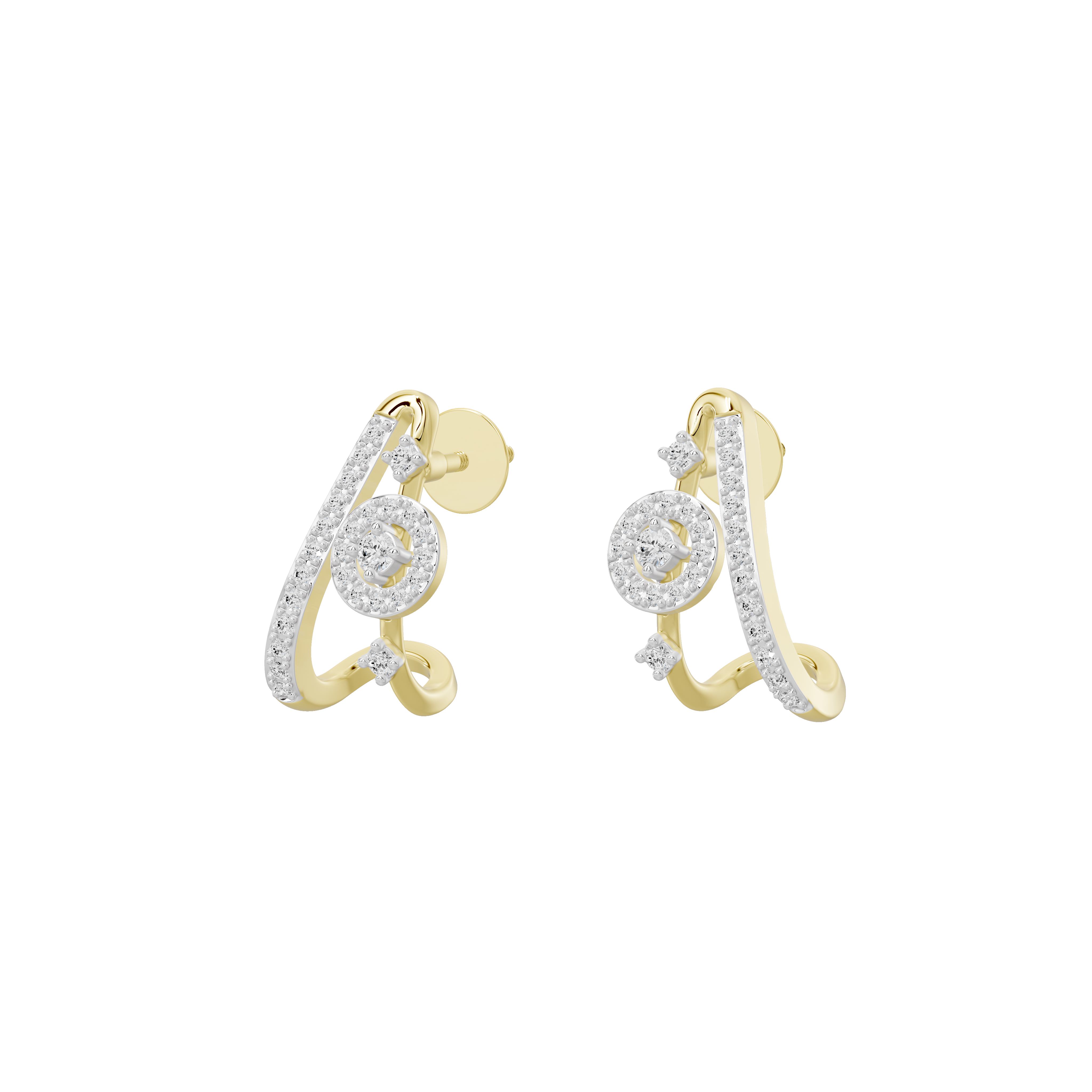Liora Fluid Lab Diamond Earrings