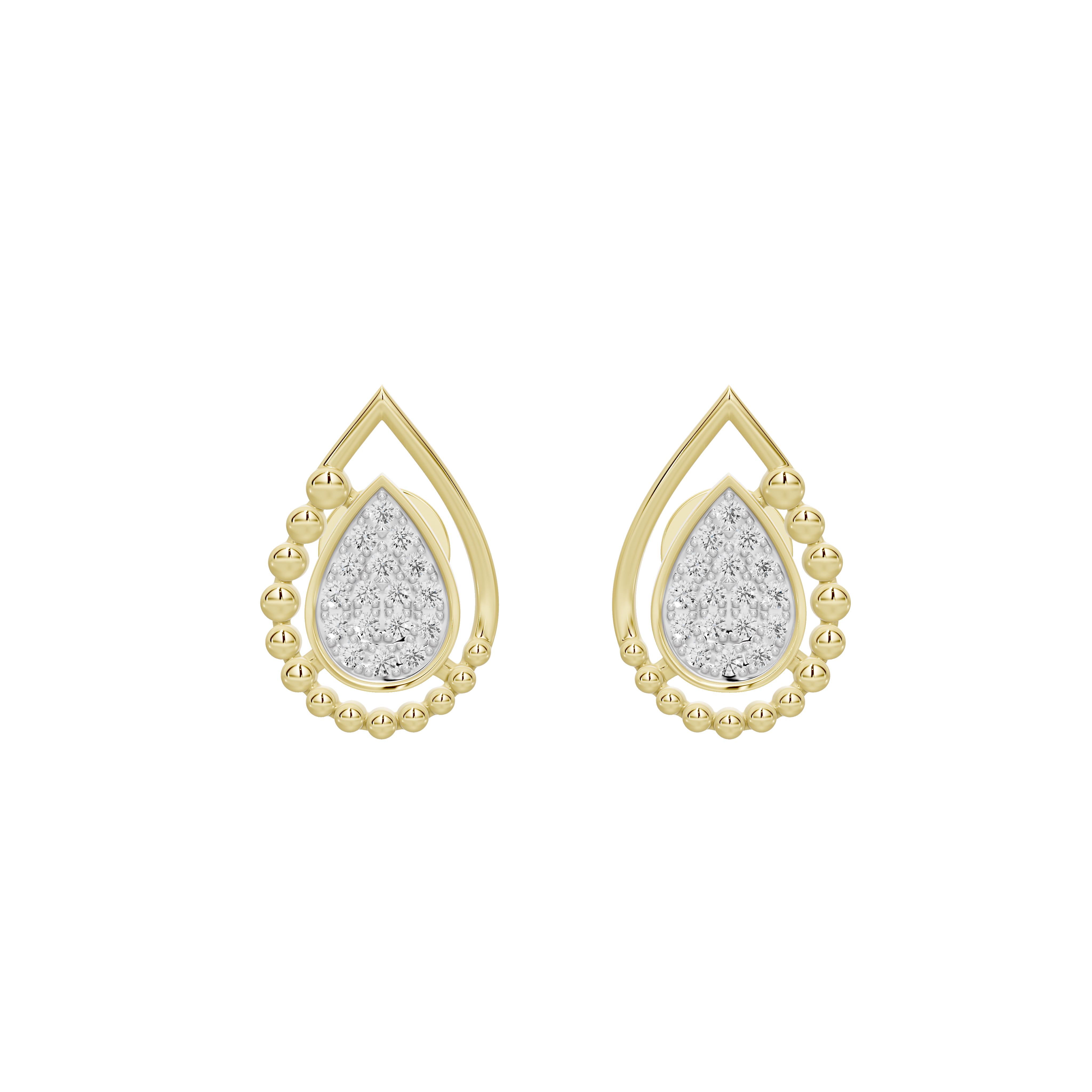 Zoya Delicate Lab Diamond Earrings