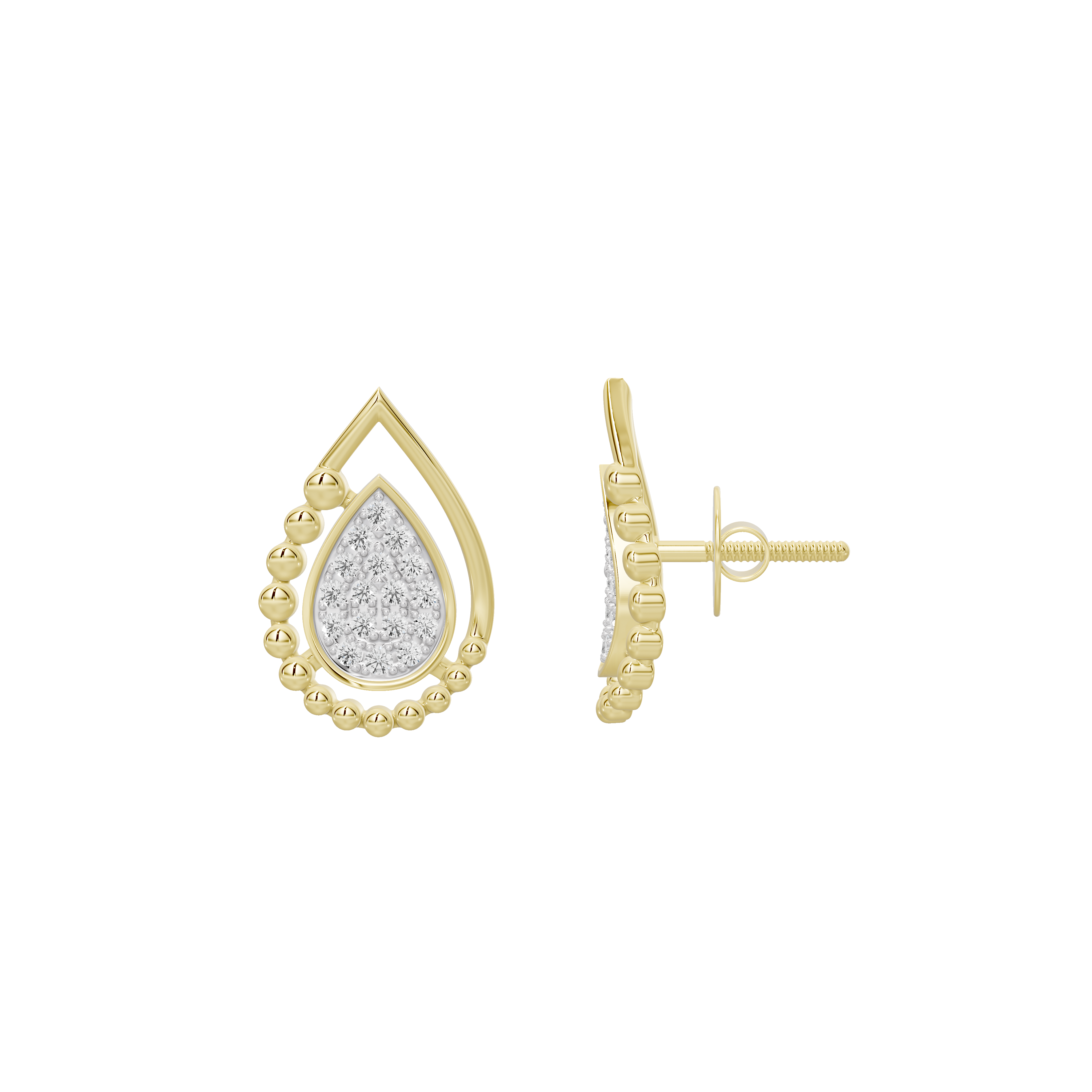 Zoya Delicate Lab Diamond Earrings