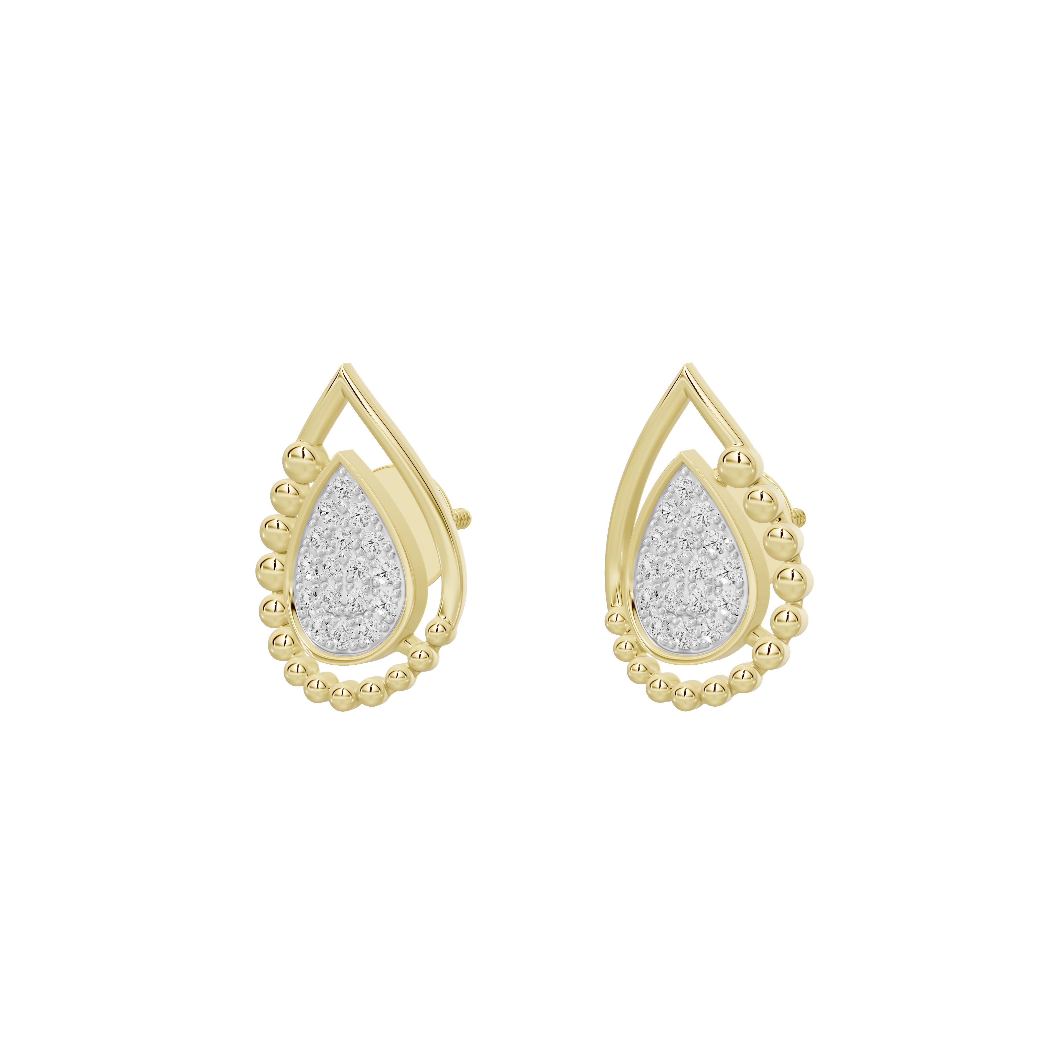 Zoya Delicate Lab Diamond Earrings
