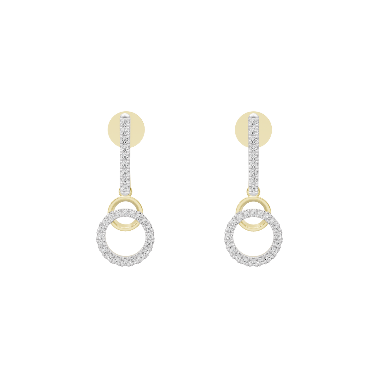 Etta Layered Lab Diamond Earrings