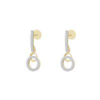 Etta Layered Lab Diamond Earrings