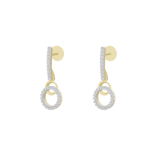 Etta Layered Lab Diamond Earrings