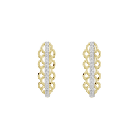Dove Asymmetric Lab Diamond Earrings