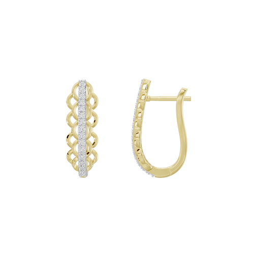 Dove Asymmetric Lab Diamond Earrings
