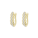 Dove Asymmetric Lab Diamond Earrings