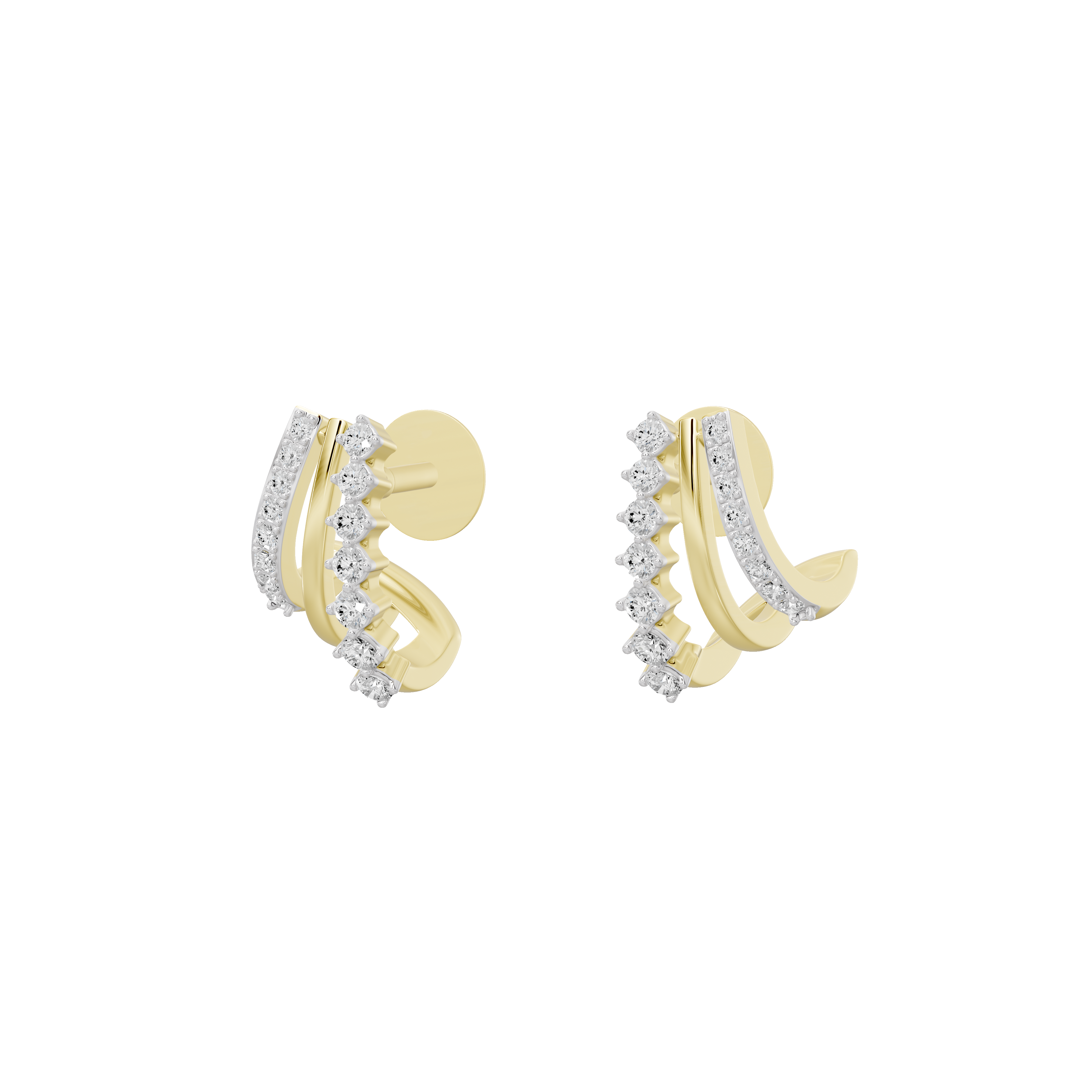 Soleil Refined Lab Diamond Earrings
